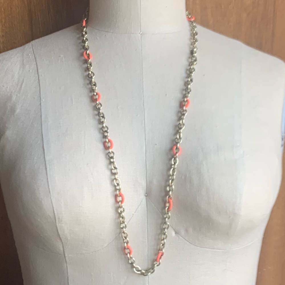 J.Crew enamel chain necklace